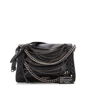 Boy Flap Bag Enchained Lambskin XL