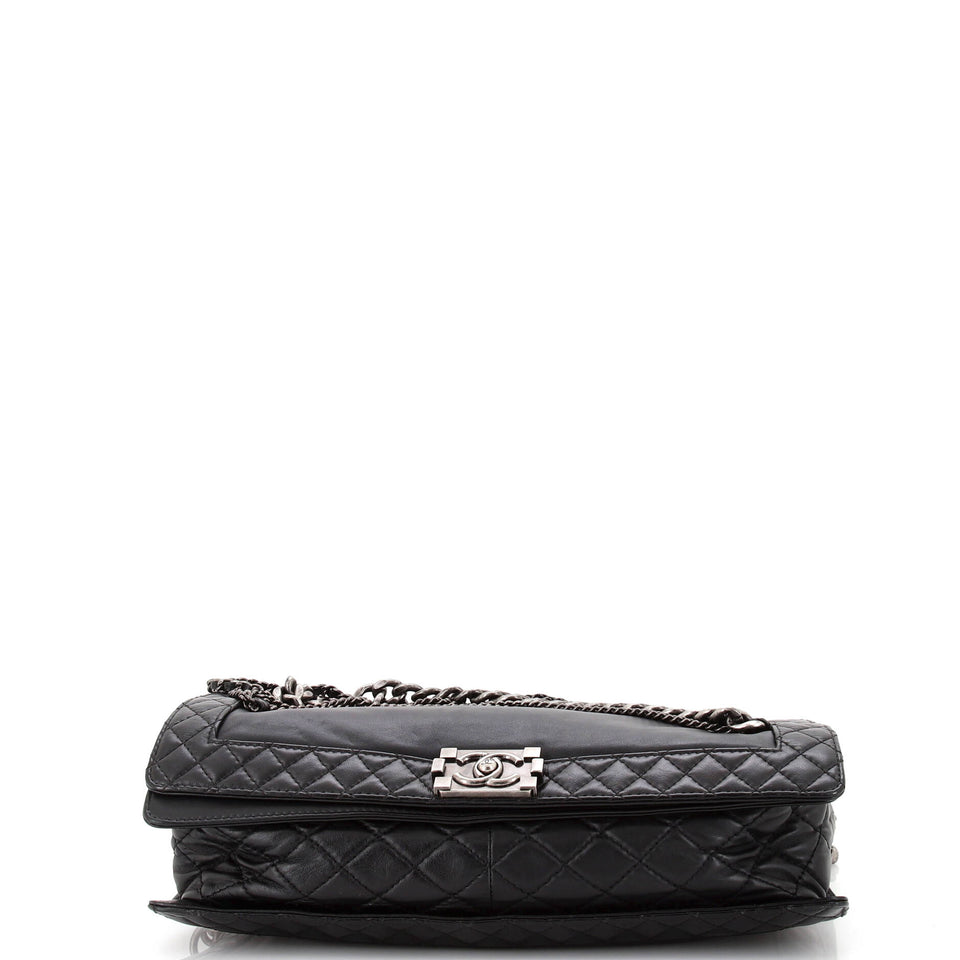 Boy Flap Bag Enchained Lambskin XL