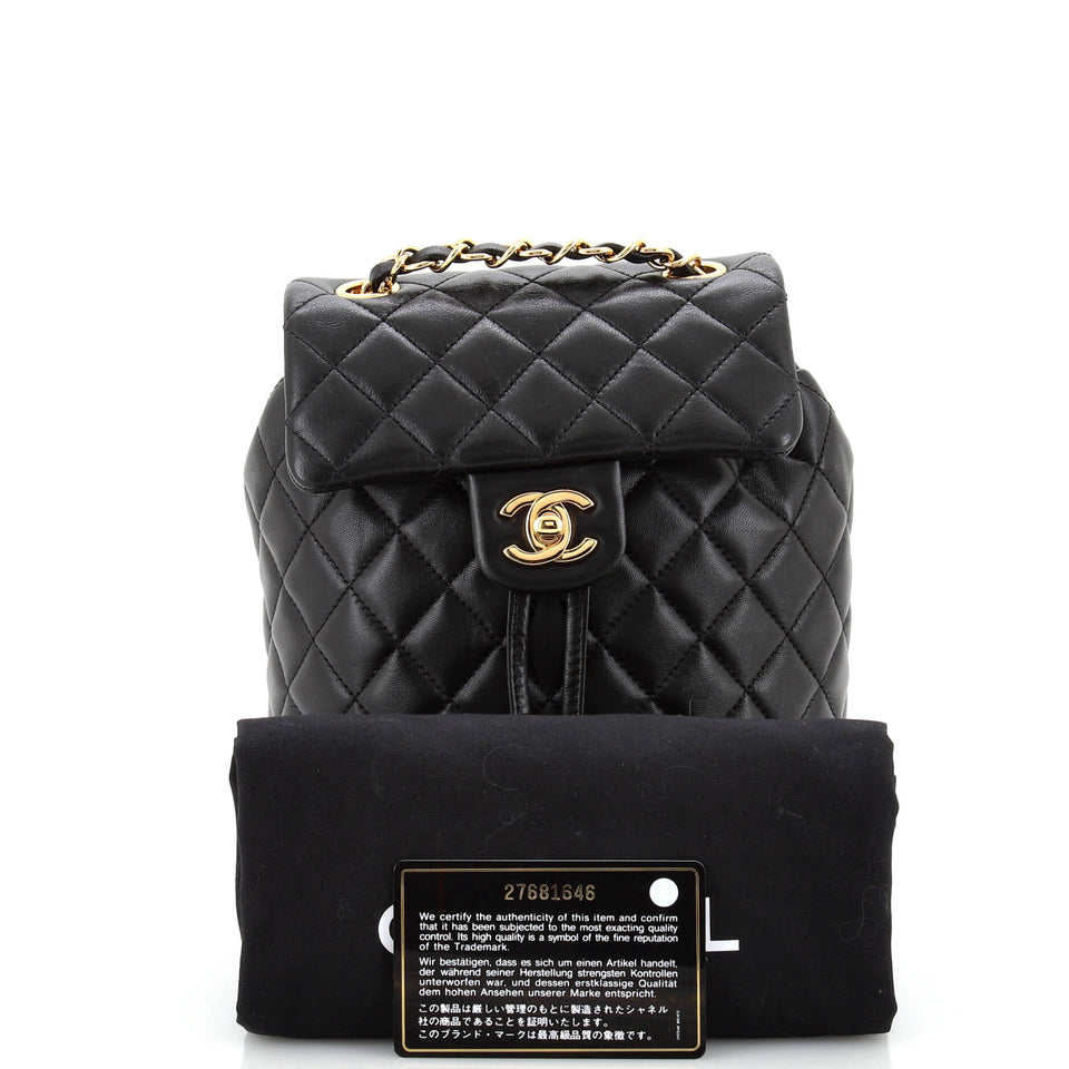 Urban Spirit Backpack Quilted Lambskin Mini