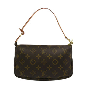Louis Vuitton Pochette Accessoire  Canvas Clutch Bag