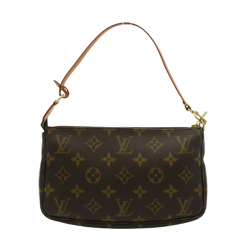 Louis Vuitton Pochette Accessoire  Canvas Clutch Bag