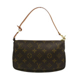 Louis Vuitton Pochette Accessoire  Canvas Clutch Bag