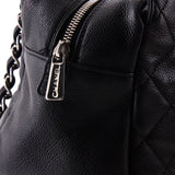 Petite Timeless Tote Quilted Caviar