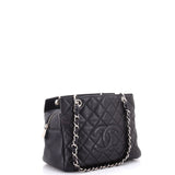 Petite Timeless Tote Quilted Caviar