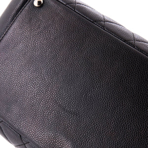 Petite Timeless Tote Quilted Caviar