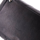 Petite Timeless Tote Quilted Caviar