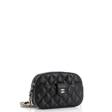 Slip Pocket Camera Case Bag Quilted Caviar Mini