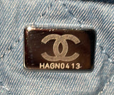 22 Chain Hobo Denim with Sequins Medium