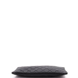 Woven Chain CC O Case Clutch Quilted Caviar Medium
