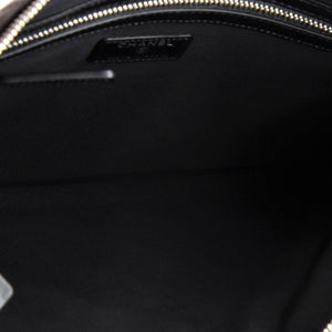 Woven Chain CC O Case Clutch Quilted Caviar Medium