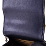 Chic Pearls Flap Clutch with Chain Quilted Goatskin Mini