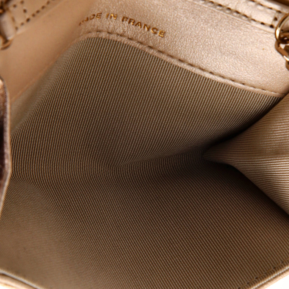Classic Flap Chain Belt Bag Quilted Lambskin Mini