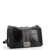 Boy Flap Bag Python Old Medium
