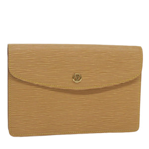 Louis Vuitton Montaigne  Leather Clutch Bag