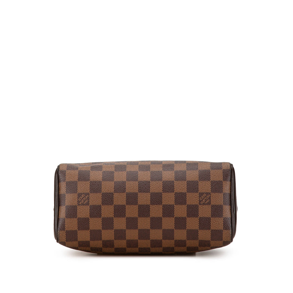 Brown Louis Vuitton Damier Ebene Brera Handbag