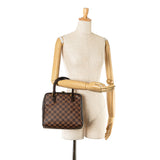 Brown Louis Vuitton Damier Ebene Brera Handbag