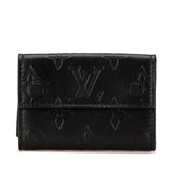 Black Louis Vuitton Monogram Shadow Discovery Compact Wallet