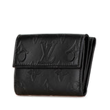 Black Louis Vuitton Monogram Shadow Discovery Compact Wallet