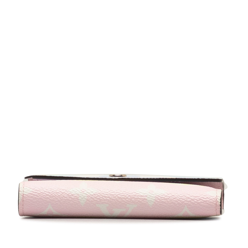 Pink Louis Vuitton Monogram Giant Escale Victorine Small Wallets