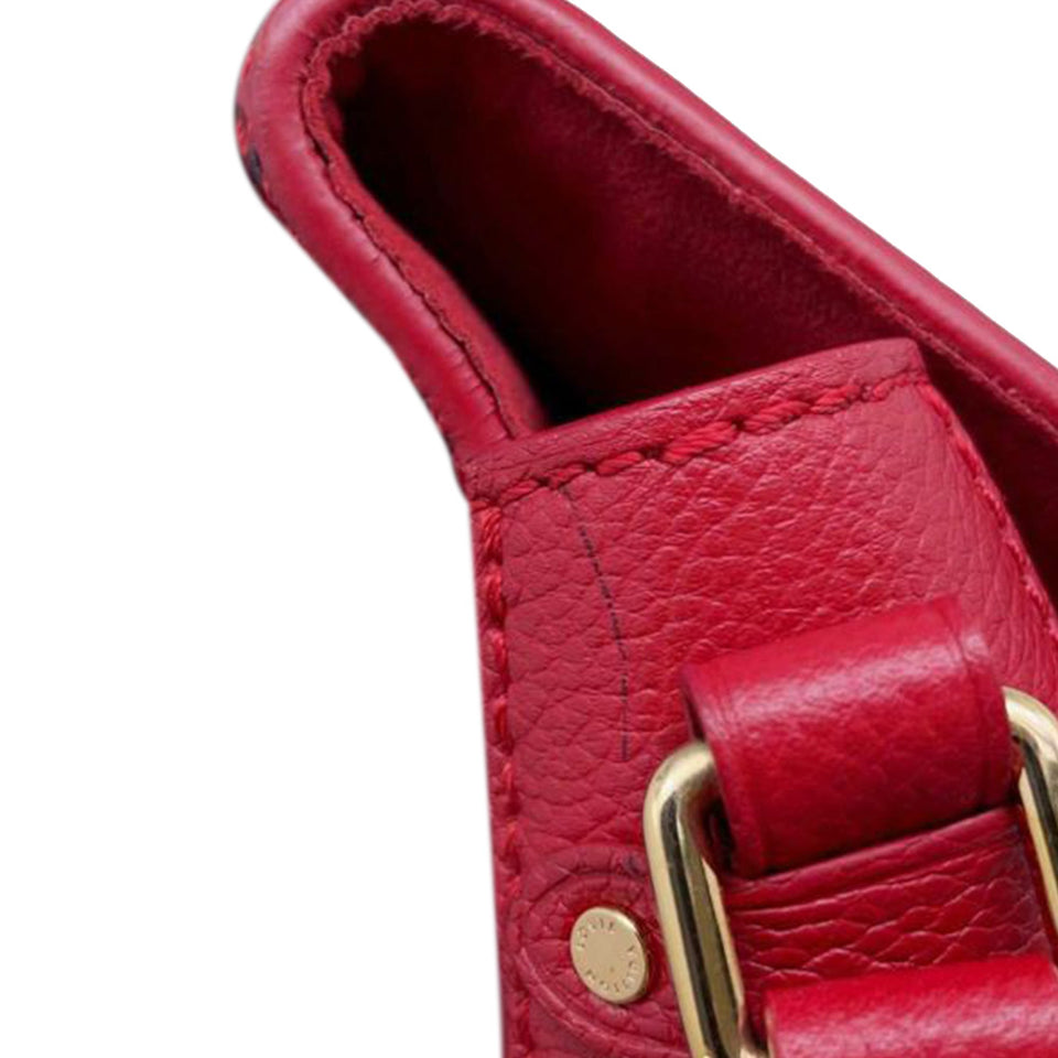 Red Louis Vuitton Monogram Empreinte Junot Crossbody Bag
