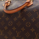 Brown Louis Vuitton Monogram Speedy Bandouliere 35 Satchel