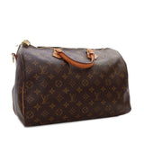Brown Louis Vuitton Monogram Speedy Bandouliere 35 Satchel