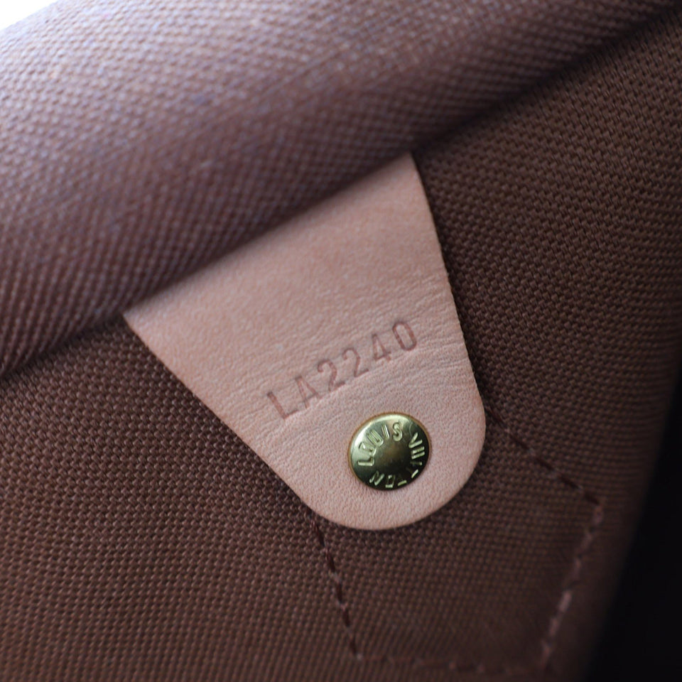 Brown Louis Vuitton Monogram Speedy Bandouliere 35 Satchel