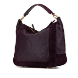 Purple Louis Vuitton Monogram Empreinte Audacieuse MM Satchel