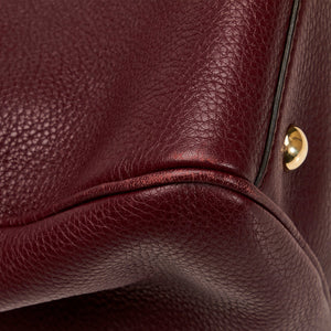 Gucci Bamboo Medium Red Leather