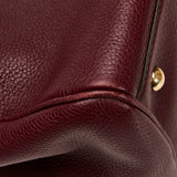 Gucci Bamboo Medium Red Leather