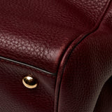 Gucci Bamboo Medium Red Leather