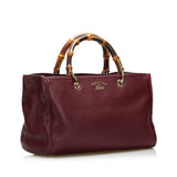 Gucci Bamboo Medium Red Leather
