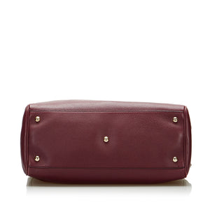Gucci Bamboo Medium Red Leather