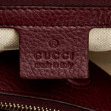 Gucci Bamboo Medium Red Leather