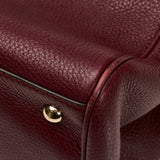 Gucci Bamboo Medium Red Leather