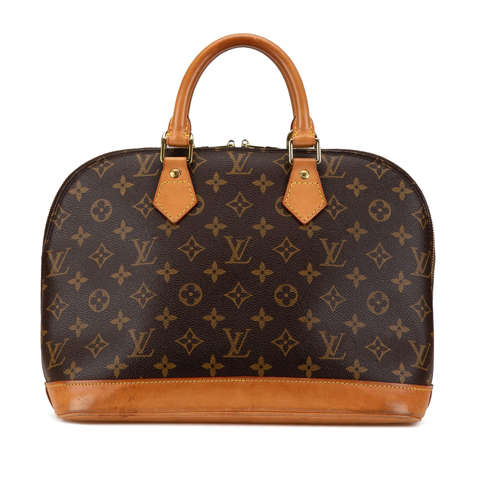 Brown Louis Vuitton Monogram Alma PM Handbag