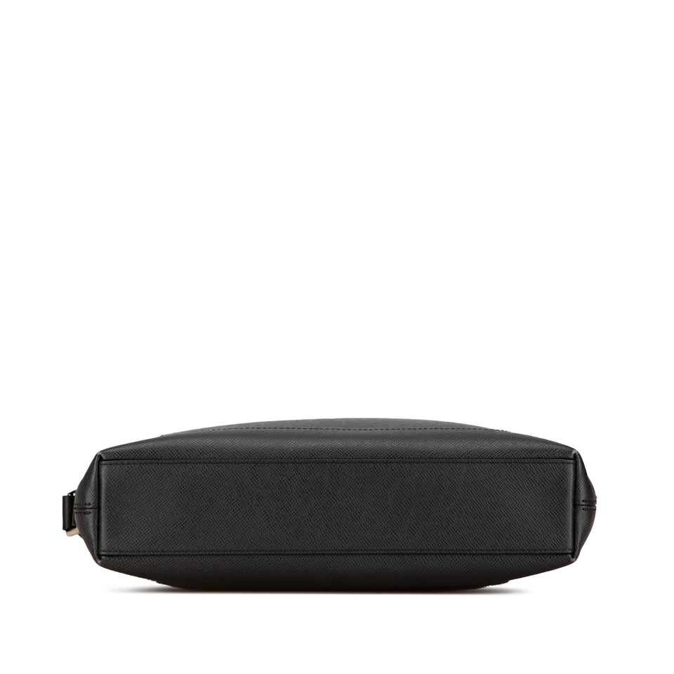 Black Louis Vuitton Taiga Grigori MM Crossbody Bag
