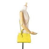 Yellow Louis Vuitton Epi Marly BB Satchel