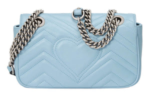 Gucci GG Marmont Mini Bag 'Pastel Blue' 446744-DTDIP-4928