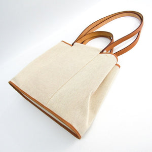 Hermes Natural Canvas Cabag PM Tote (SHA-43859)