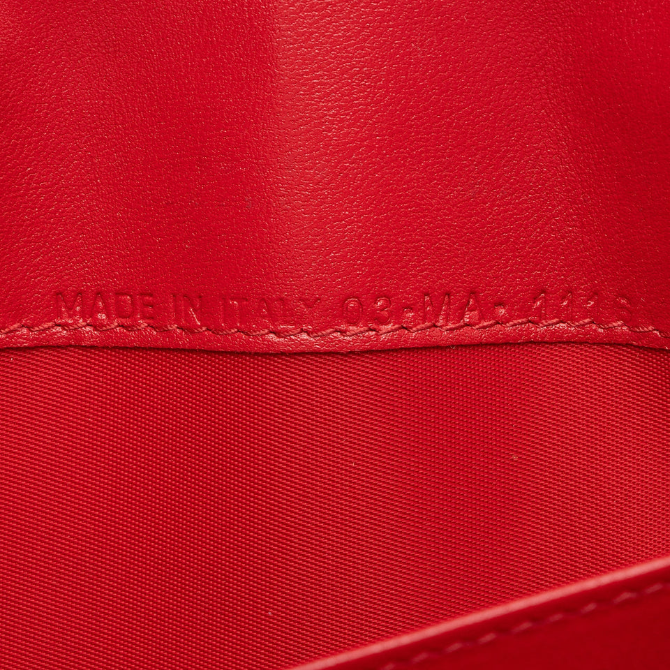 Dior Calfskin Diorama Wallet on Chain Clutch