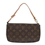 Louis Vuitton Pochette Accessoire  Canvas Clutch Bag