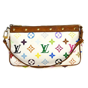 Louis Vuitton Pochette Accessoires  Canvas Clutch Bag