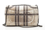 Chanel Gold & Gray Python 2012 Handbag
