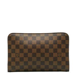Louis Vuitton Saint-Louis  Canvas Clutch Bag