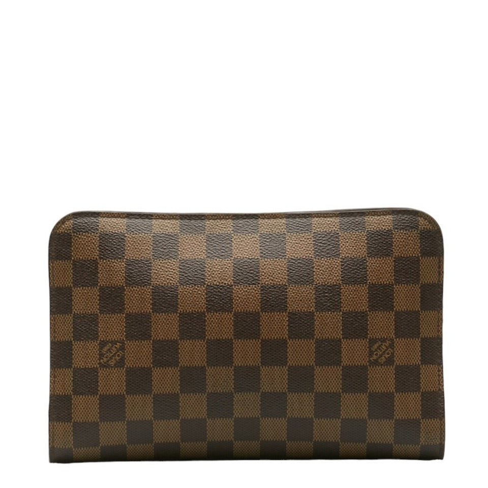 Louis Vuitton Saint-Louis  Canvas Clutch Bag