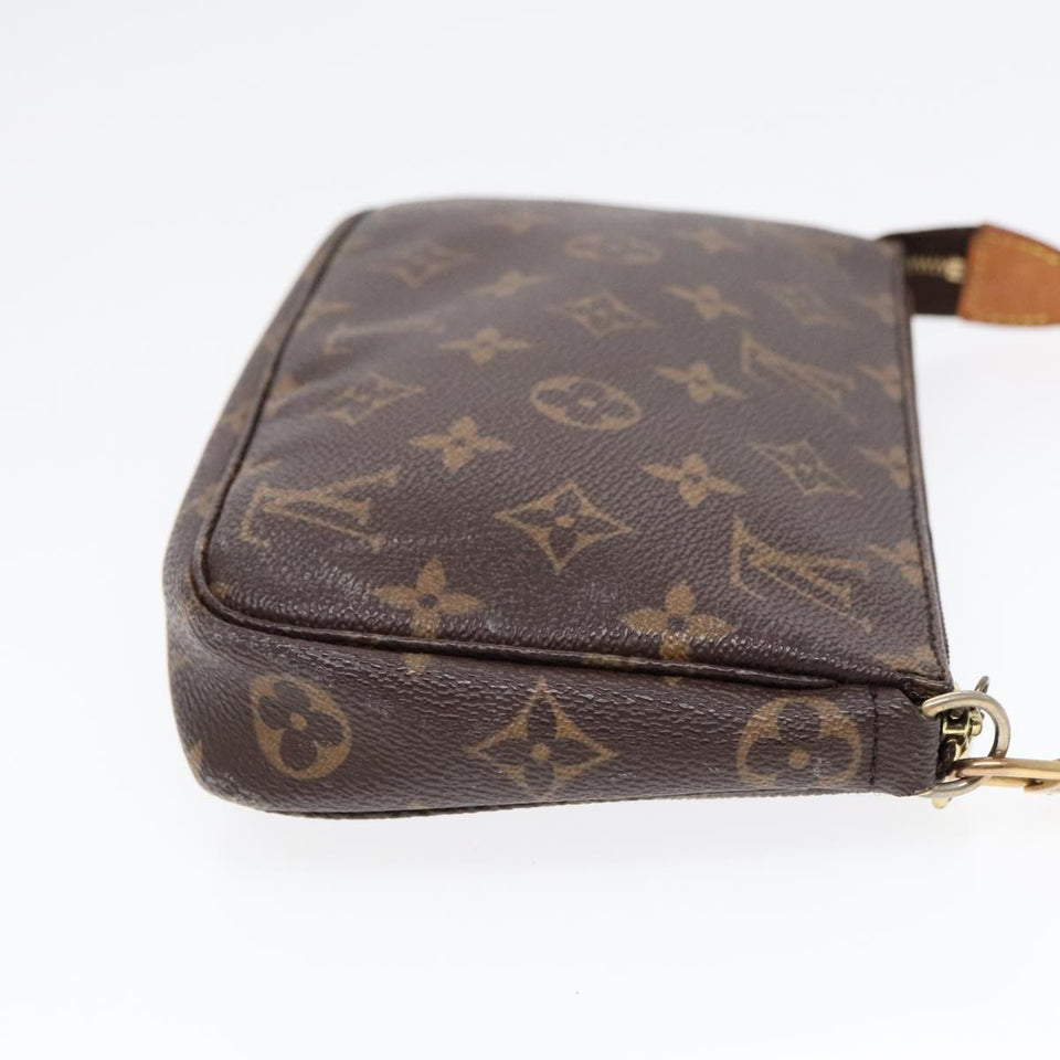Louis Vuitton Pochette Accessoire  Canvas Clutch Bag