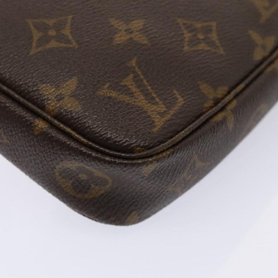 Louis Vuitton Pochette Accessoire  Canvas Clutch Bag