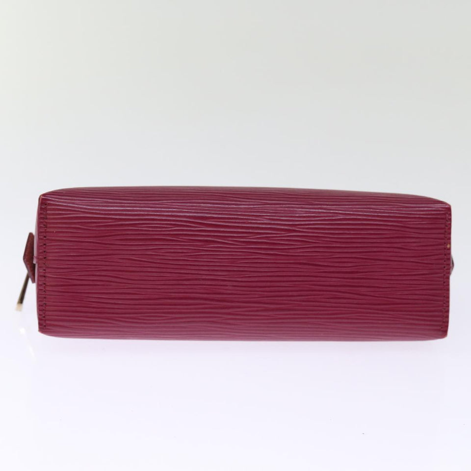 Louis Vuitton Cosmetic Pouch  Leather Clutch Bag