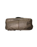 Dior Gaucho Large Tote Bag in Silver Metallic Leather
